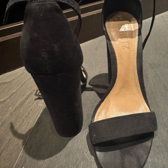 SCHUTZ Black Heels with Strappy Design and Stiletto Heel - Picture 2 of 5